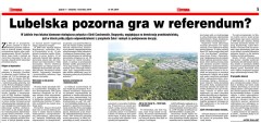 Lubelska pozorna gra w referendum?