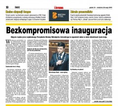 Bezkompromisowa  inauguracja