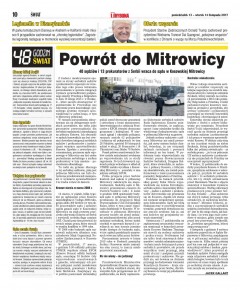 Powrót do Mitrovicy