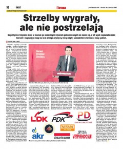 Strzelby wygrały, ale nie postrzelają