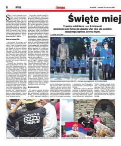 Święte miejsce Serbów